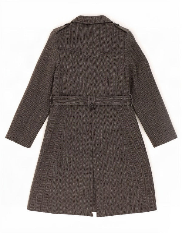 Marks & Spencer Womens Autograph Overcoat UK 8 Small Grey Sildebensuld