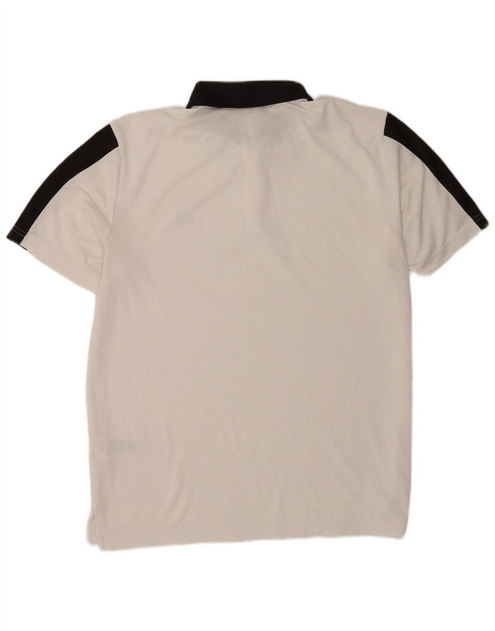 Adidas Polo Shirt til mænd Stor hvid Colourblock Polyester