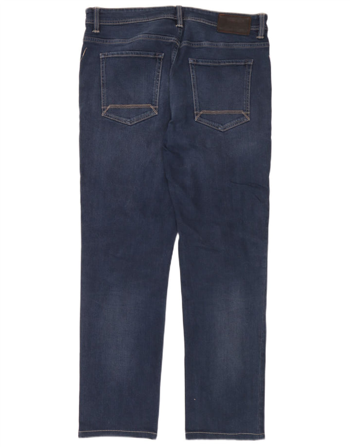 Timberland Straight Jeans til mænd W35 L32 blå bomuld