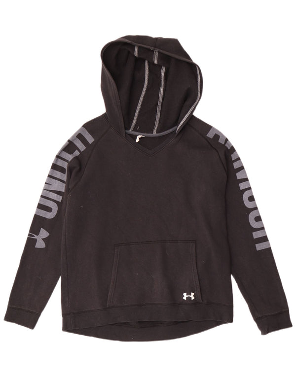 Under Armour Boys Cold Gear Grafisk hættetrøjetrøje 13-14 år XL Sort