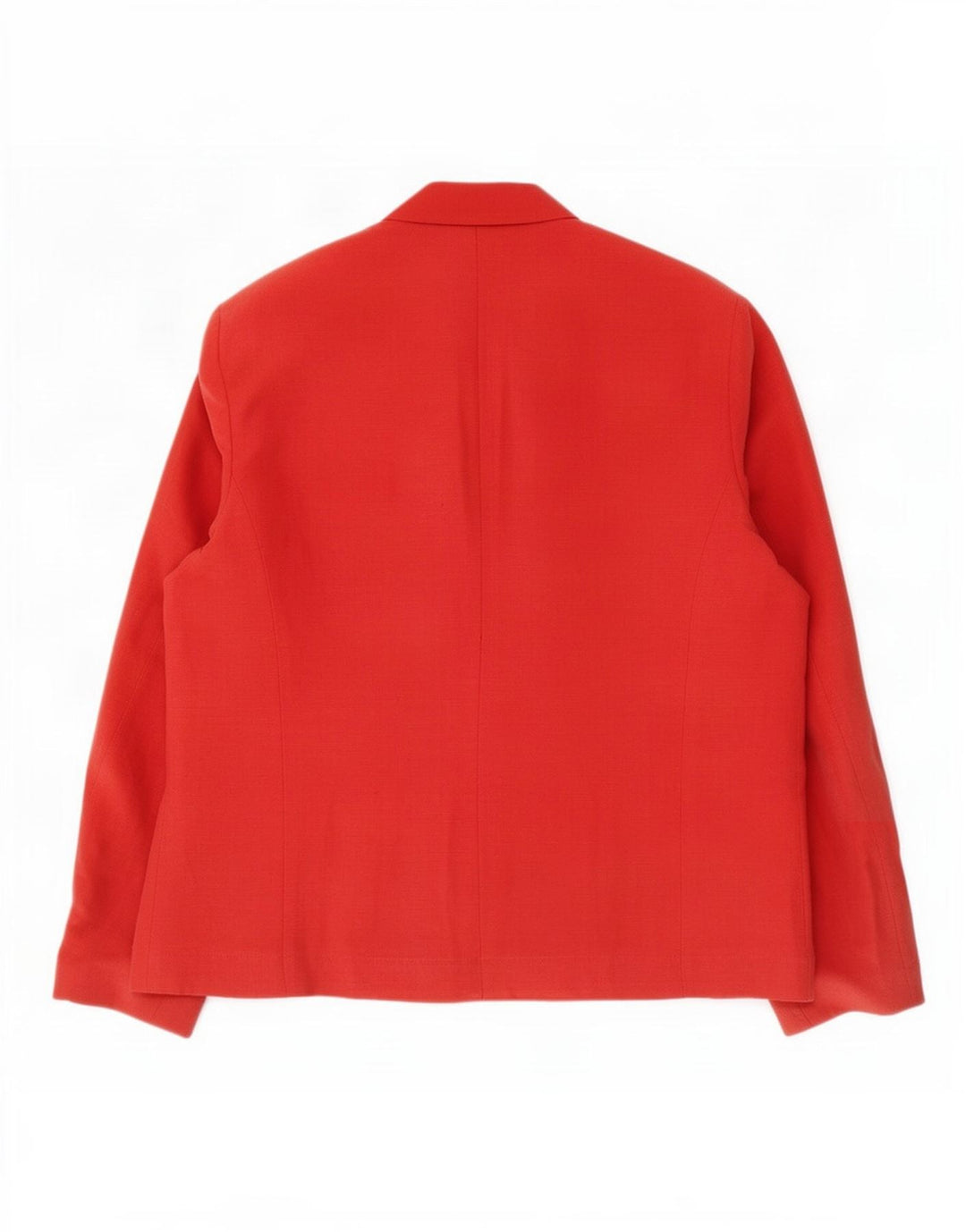 Armani Collezioni Dame Blazer Jacket IT 42 Medium Rød Linned