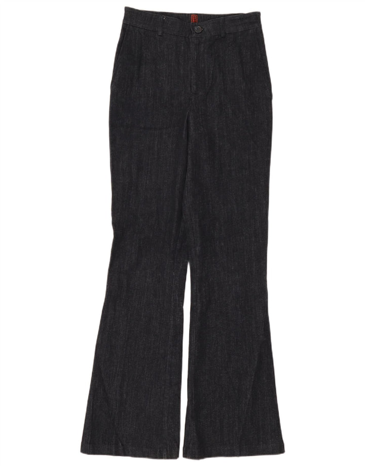 Stefanel Dame Flared Jeans EU 34 XS W24 L31 Marineblå