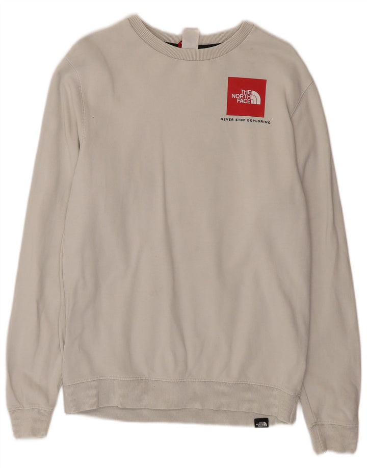 The North Face Herre Sweatshirt Jumper Lille Grå Bomuld