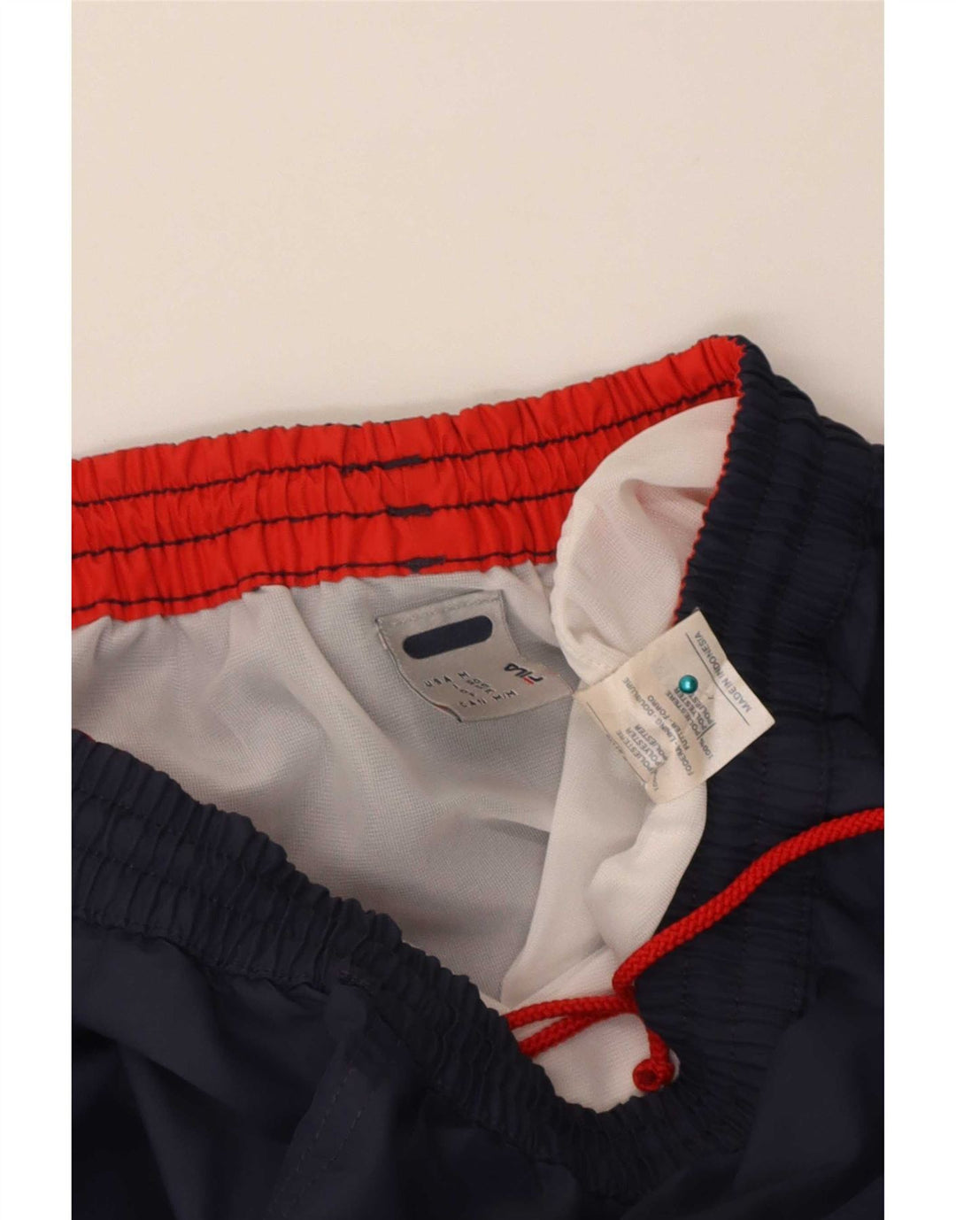 Fila Herre grafiske sportsshorts Medium marineblå polyester