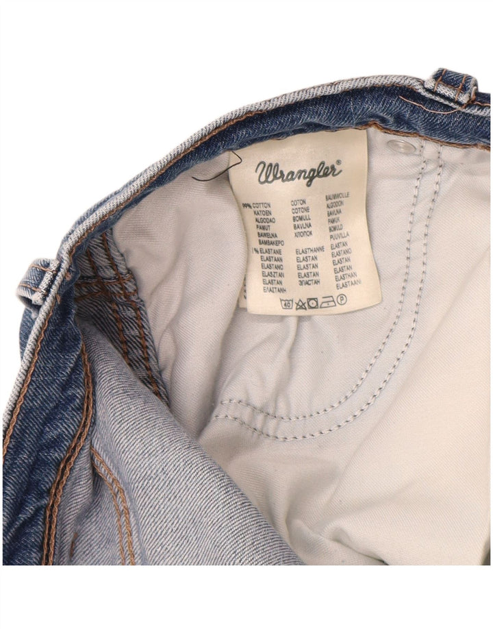 WRANGLER Herre Regular Fit Straight Jeans W34 L30 Blå Bomuld