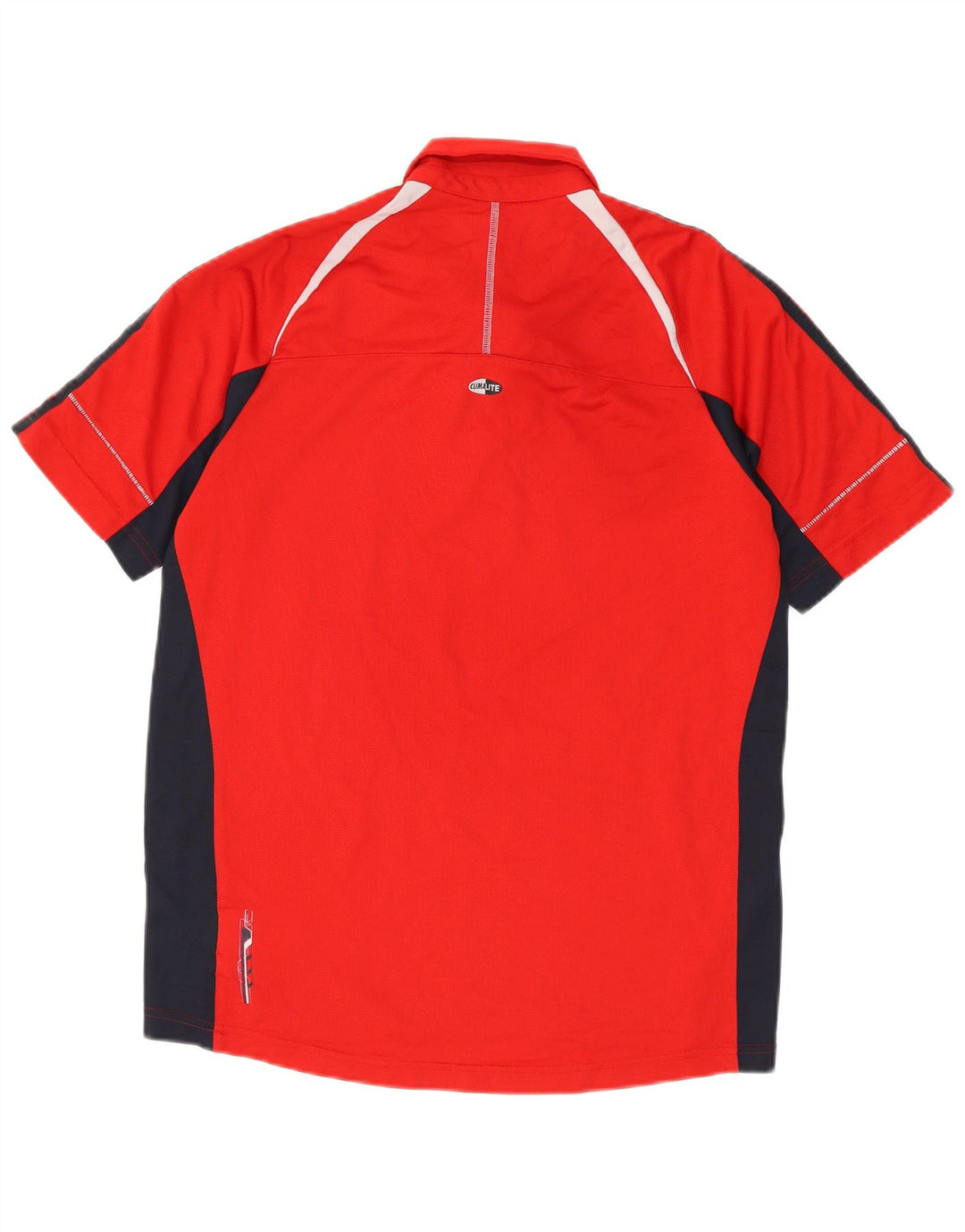 Adidas Herre Clima 365 Polo Shirt Medium Rød Colourblock Polyester