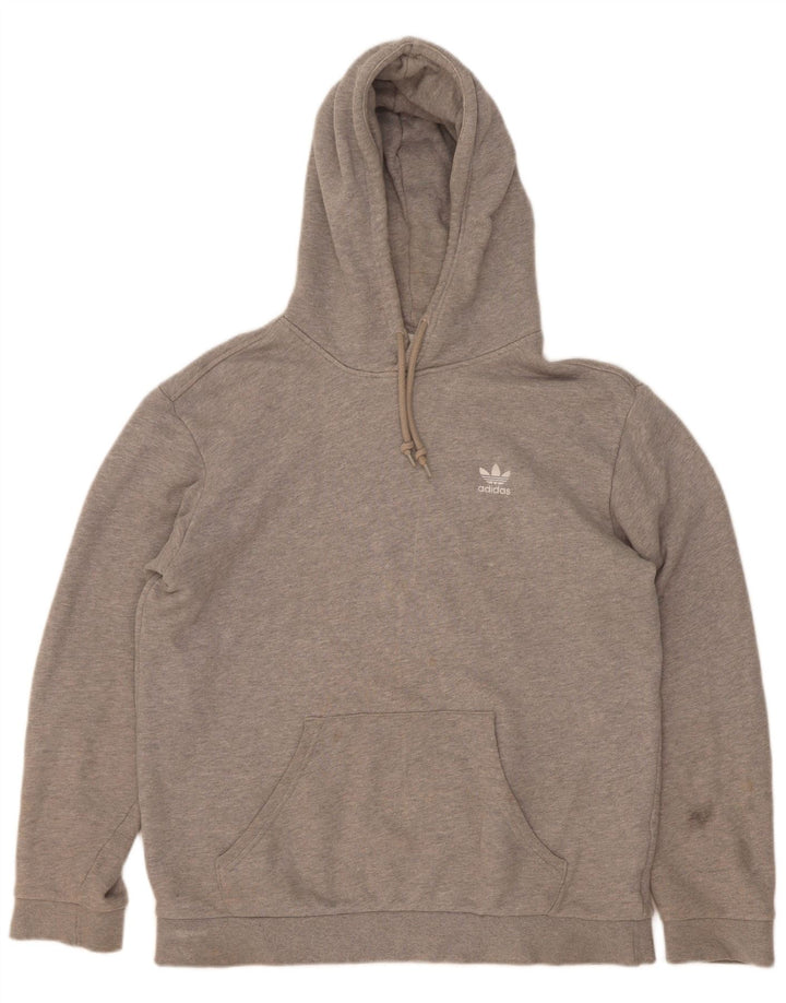 Adidas Herre hættetrøje Jumper Medium Grey Flecked Bomuld
