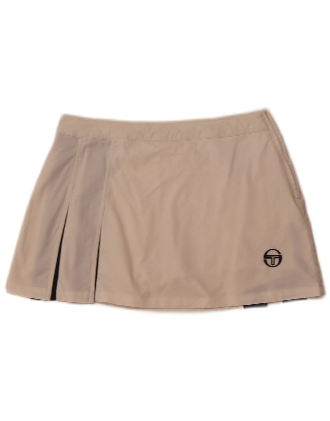 SERGIO TACCHINI Womens Skort IT 44 Medium White Colourblock Polyester
