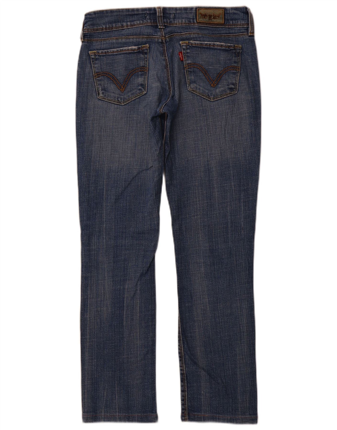 LEVI'S Dame 571 Slim Jeans W29 L28 Blå Bomuld