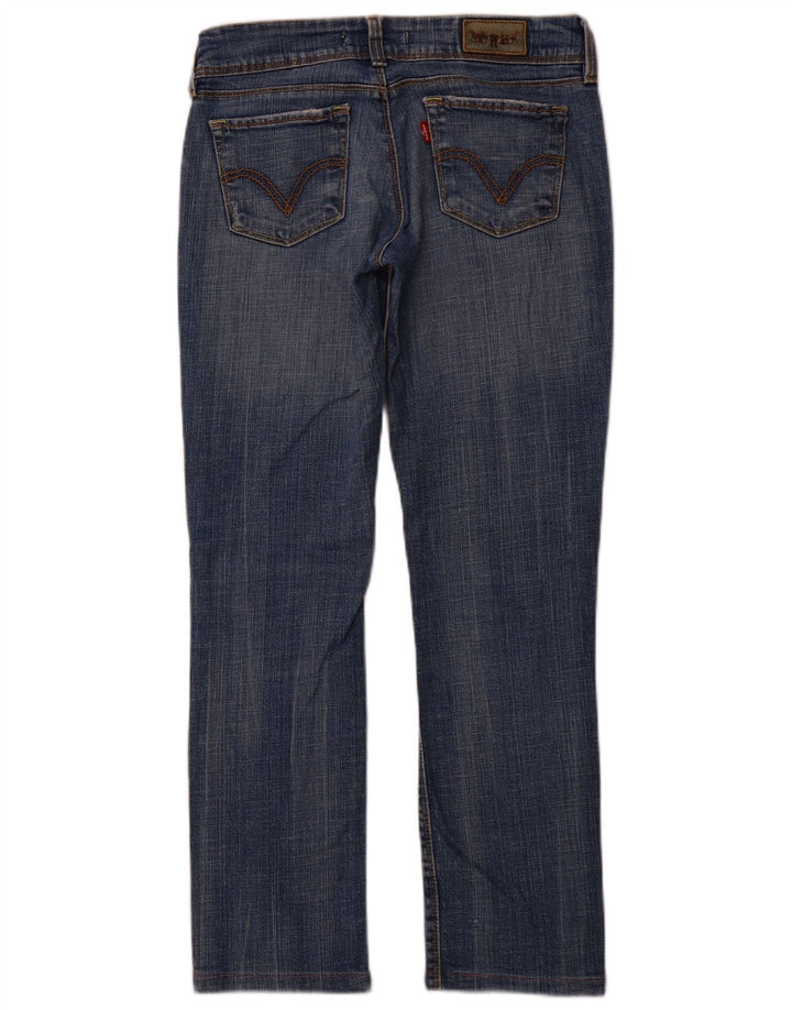 LEVI'S Dame 571 Slim Jeans W29 L28 Blå Bomuld