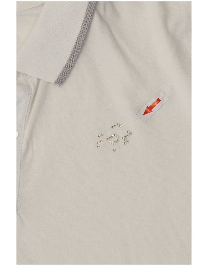 Lotto Dame Polo Shirt UK 14 Medium White