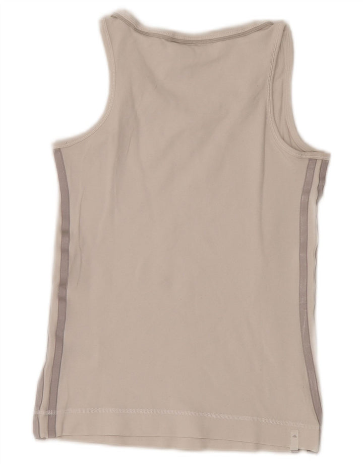 Adidas Damevest Top UK 8 Lille Hvid Bomuld