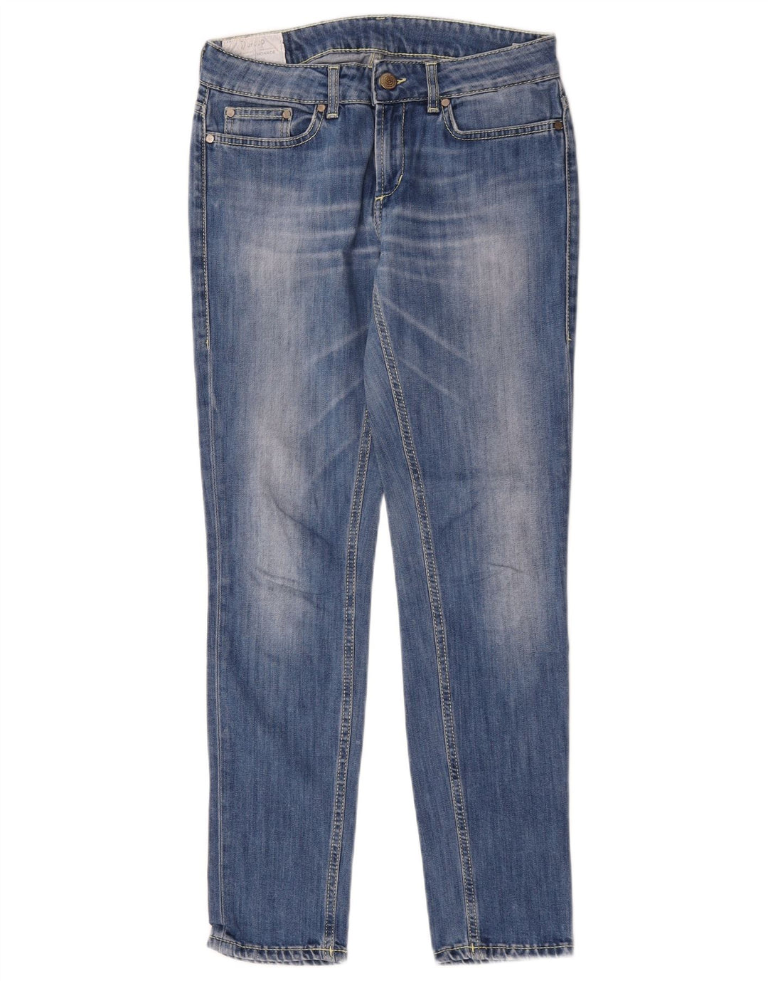 Dondup Dame Slim Jeans W29 L29 Blå Bomuld