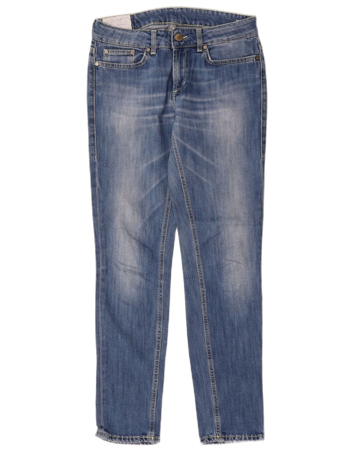 Dondup Dame Slim Jeans W29 L29 Blå Bomuld
