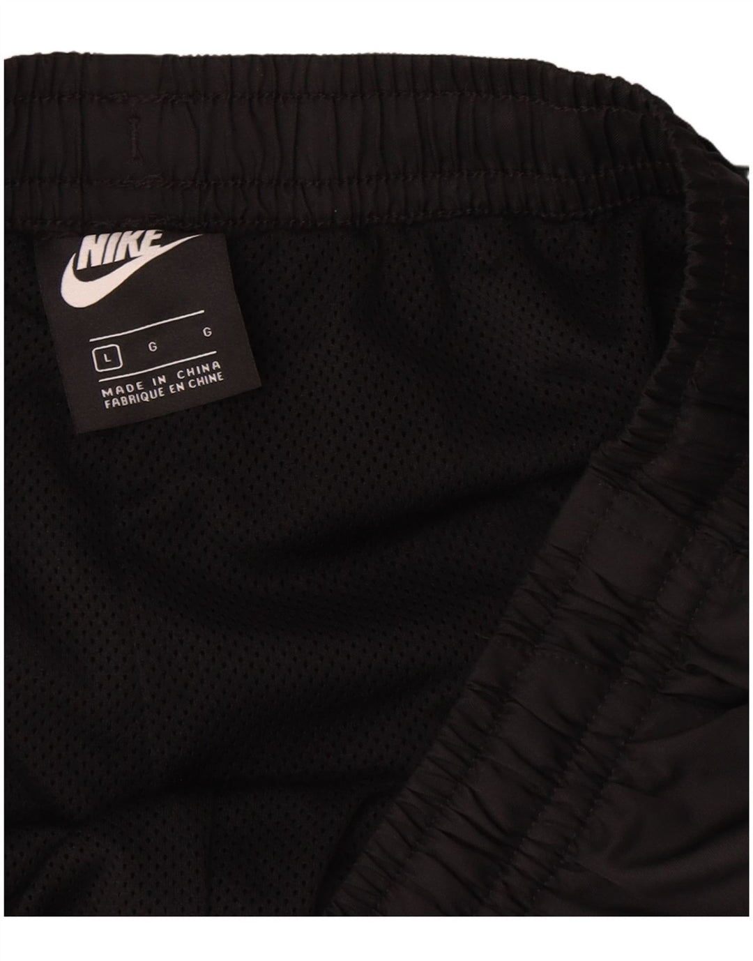Nike Herre grafiske almindelige sportsshorts store sorte polyester