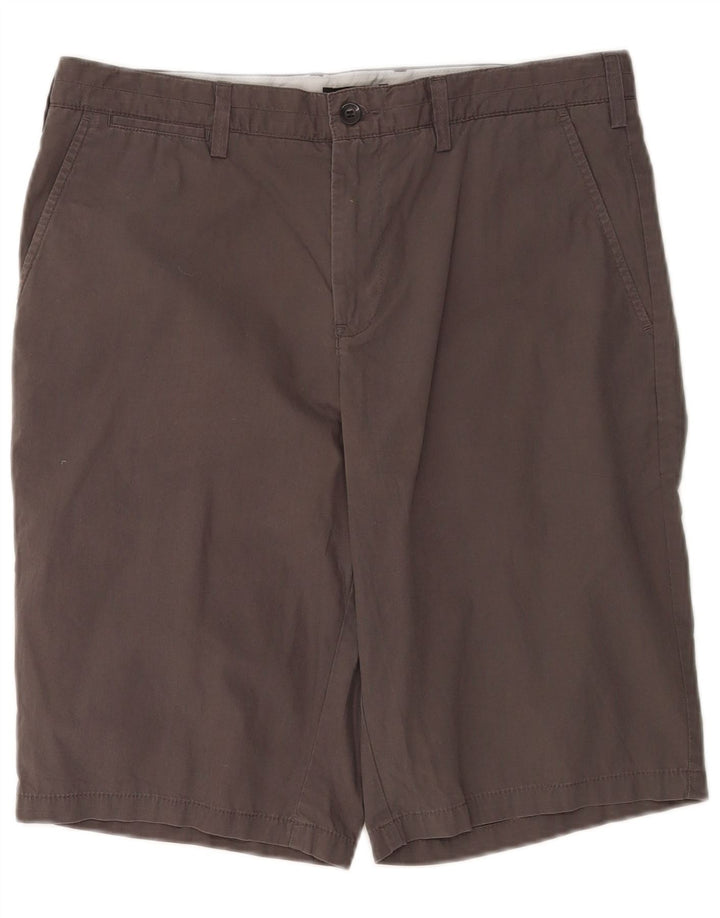 Marks & Spencer Chino Shorts til mænd W34 Large Grå Bomuld