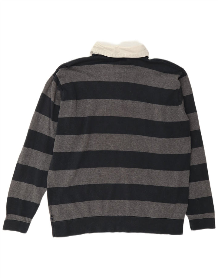 Marks & Spencer Herre Blue Harbor Polo Neck Sweater Medium Sort