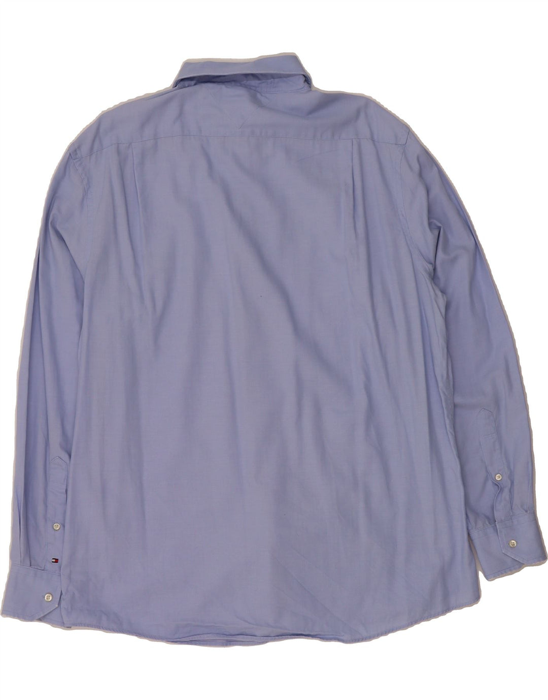TOMMY HILFIGER Mens Shirt Size 17 XL Blue Cotton Vintage Tommy Hilfiger and Second-Hand Tommy Hilfiger from Messina Hembry 