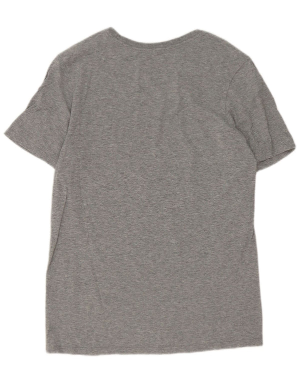 Nike Herre Athletic Cut Grafisk T-Shirt Top Lille Grå Flecked