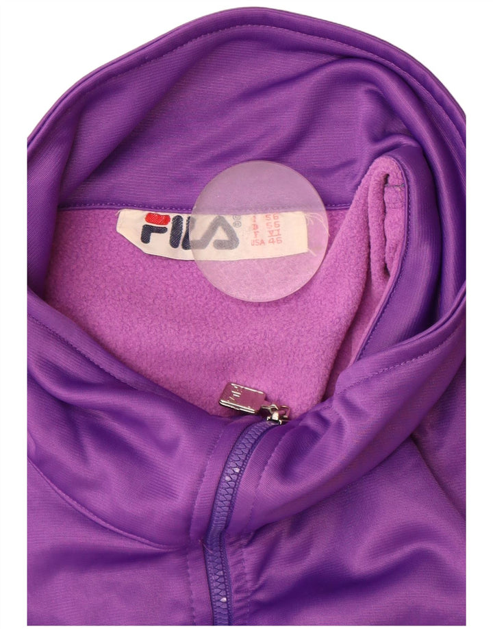 Fila Herre Grafisk træningsdragt Topjakke IT 56 2XL Lilla Polyester