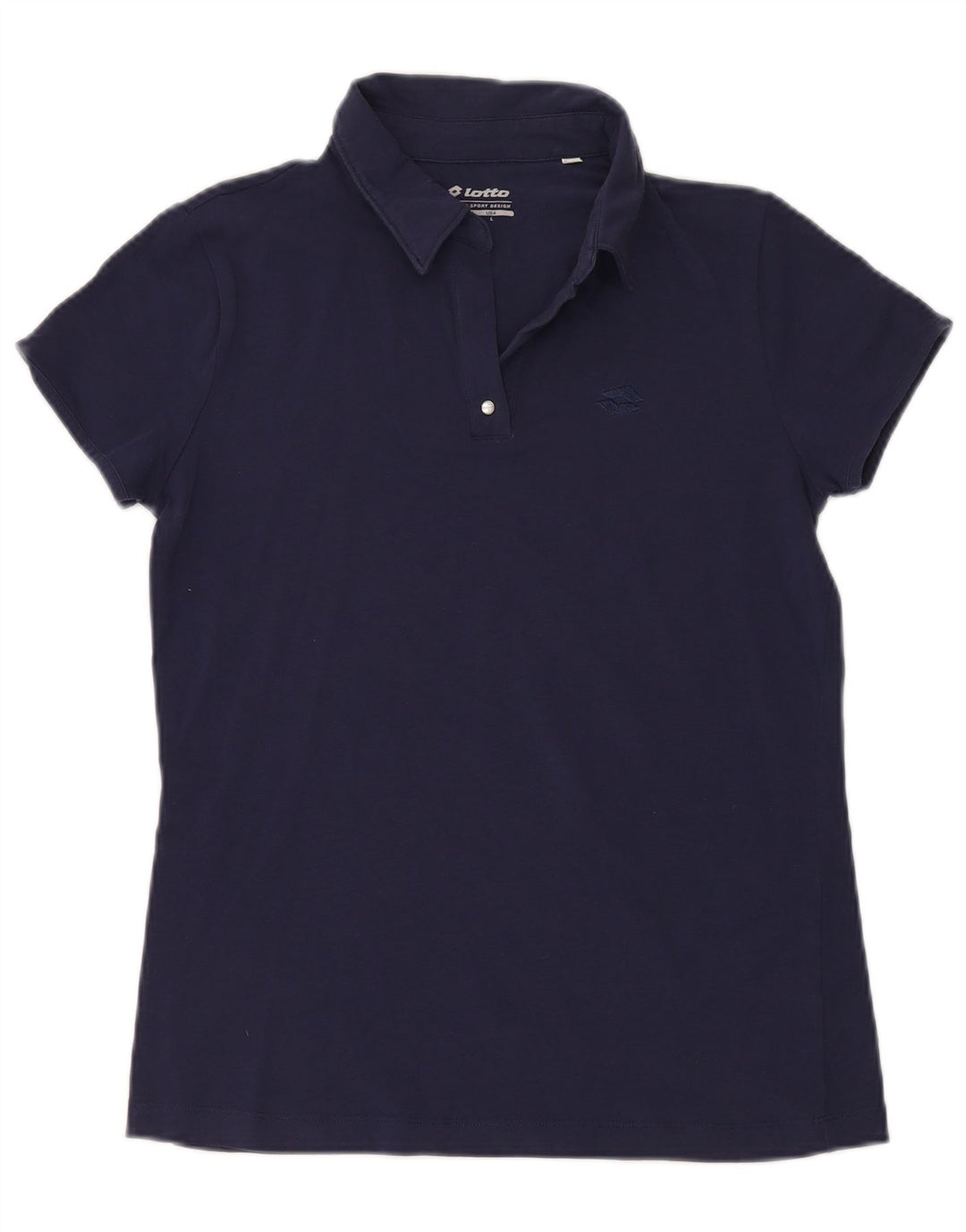 Lotto Dame Polo Shirt UK 14 Large Navy Blue