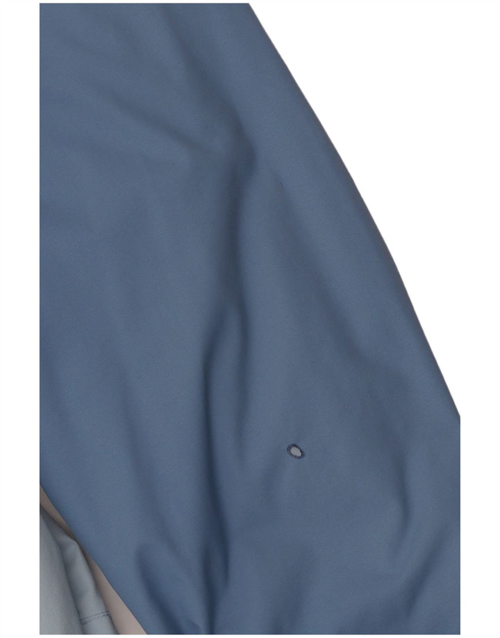 COLUMBIA Dame Oversized hætte regnjakke UK 18 XL Blå Colourblock