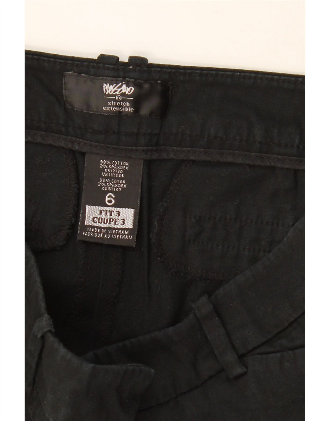 MOSSIMO Womens Casual Shorts US 6 Medium W30  Black Cotton Vintage Mossimo and Second-Hand Mossimo from Messina Hembry 