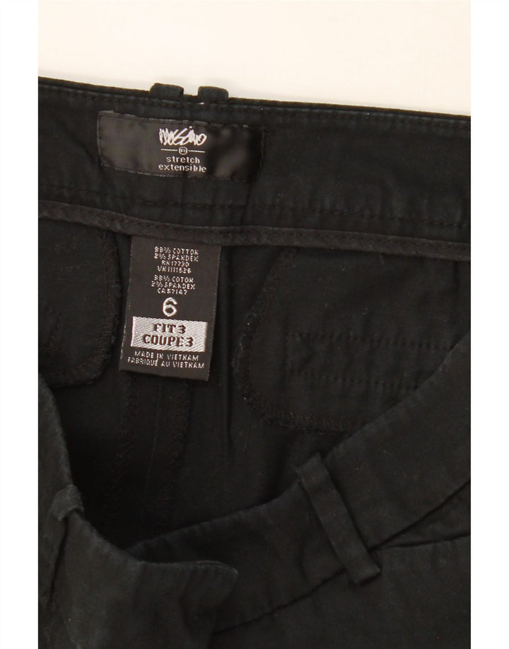 MOSSIMO Womens Casual Shorts US 6 Medium W30  Black Cotton Vintage Mossimo and Second-Hand Mossimo from Messina Hembry 