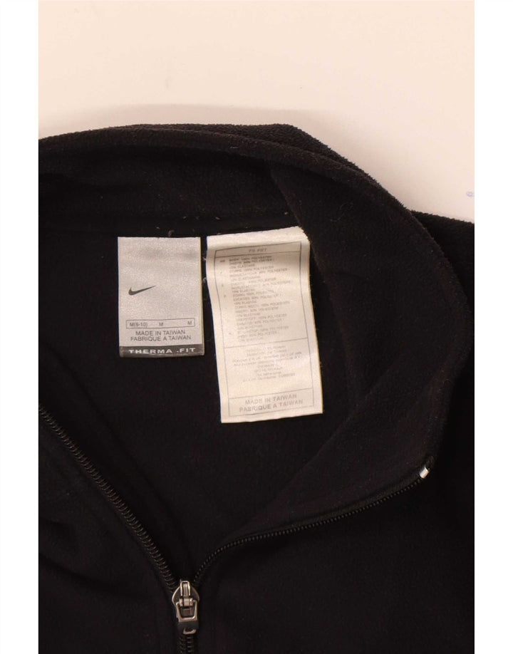 Nike dame fleecejakke US 8/10 medium sort polyester