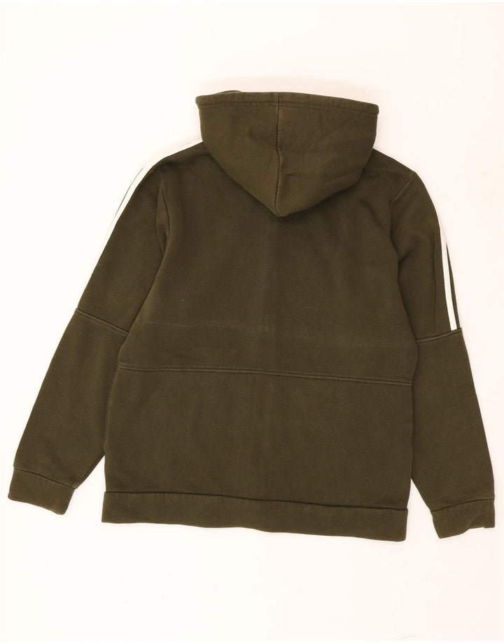 Adidas Hættetrøje med lynlås til mænd Medium Khaki Bomuld