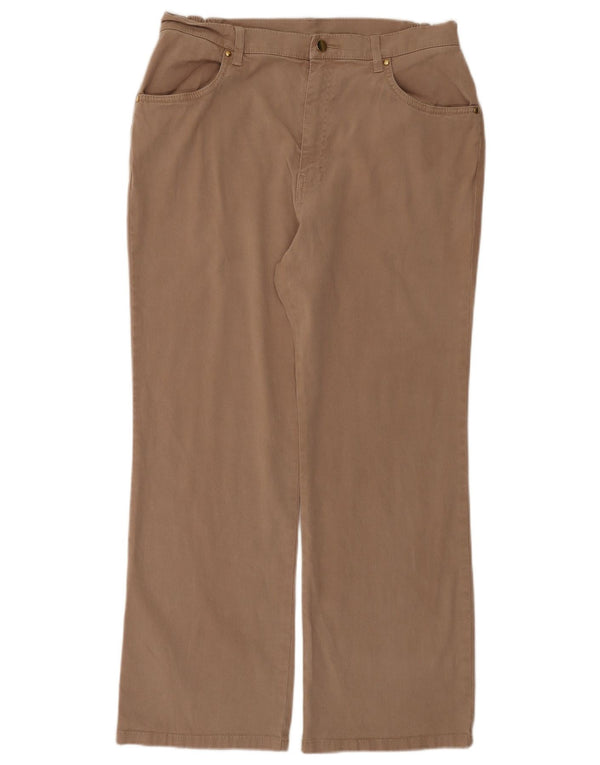 Marks & Spencer Lige fritidsbukser til kvinder UK 16 Large W36 L28 Brun