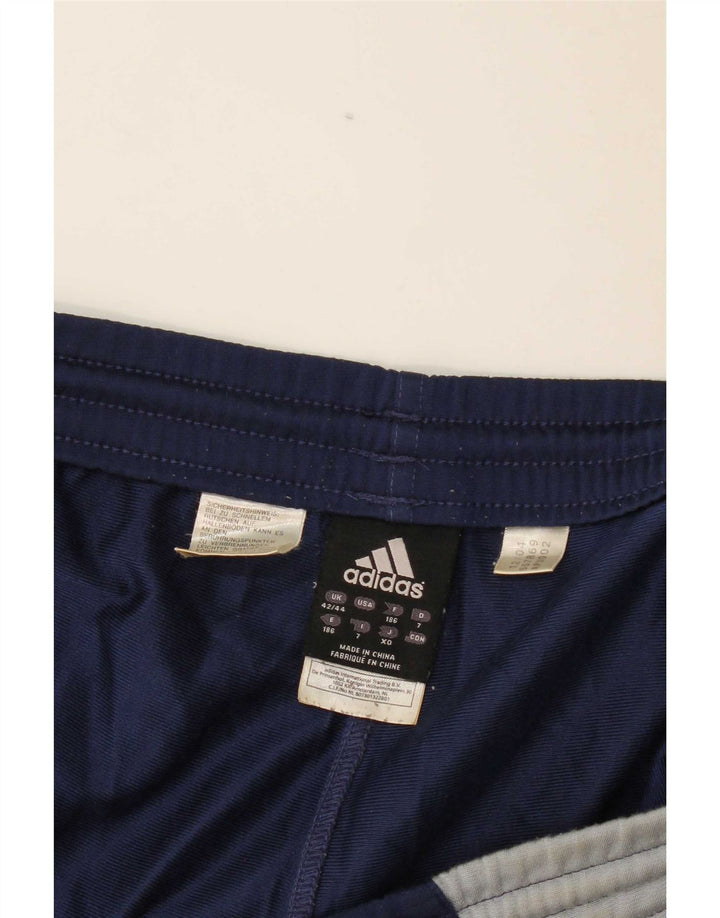 Adidas Træningsdragtsbukser til mænd 2XL Navy Blue Colourblock Polyester
