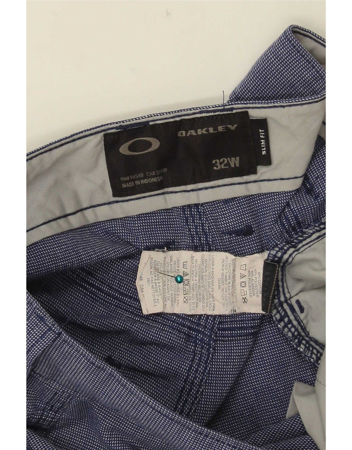 Oakley Herre Casual Shorts W32 Medium Blue Bomuld