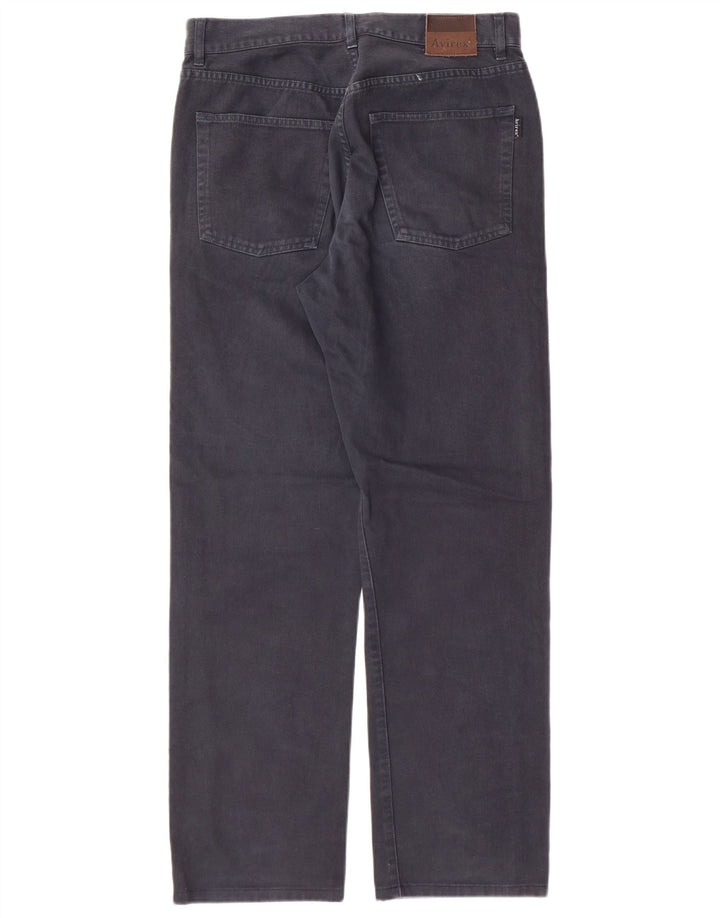 AVIREX Straight Jeans til mænd W30 L29 Marineblå Bomuld
