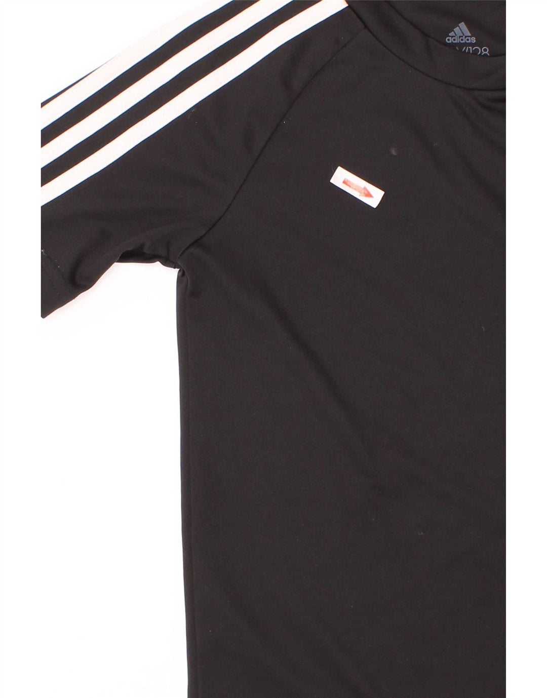 Adidas Boys Aeroready T-Shirt Top 7-8 år Sort Polyester