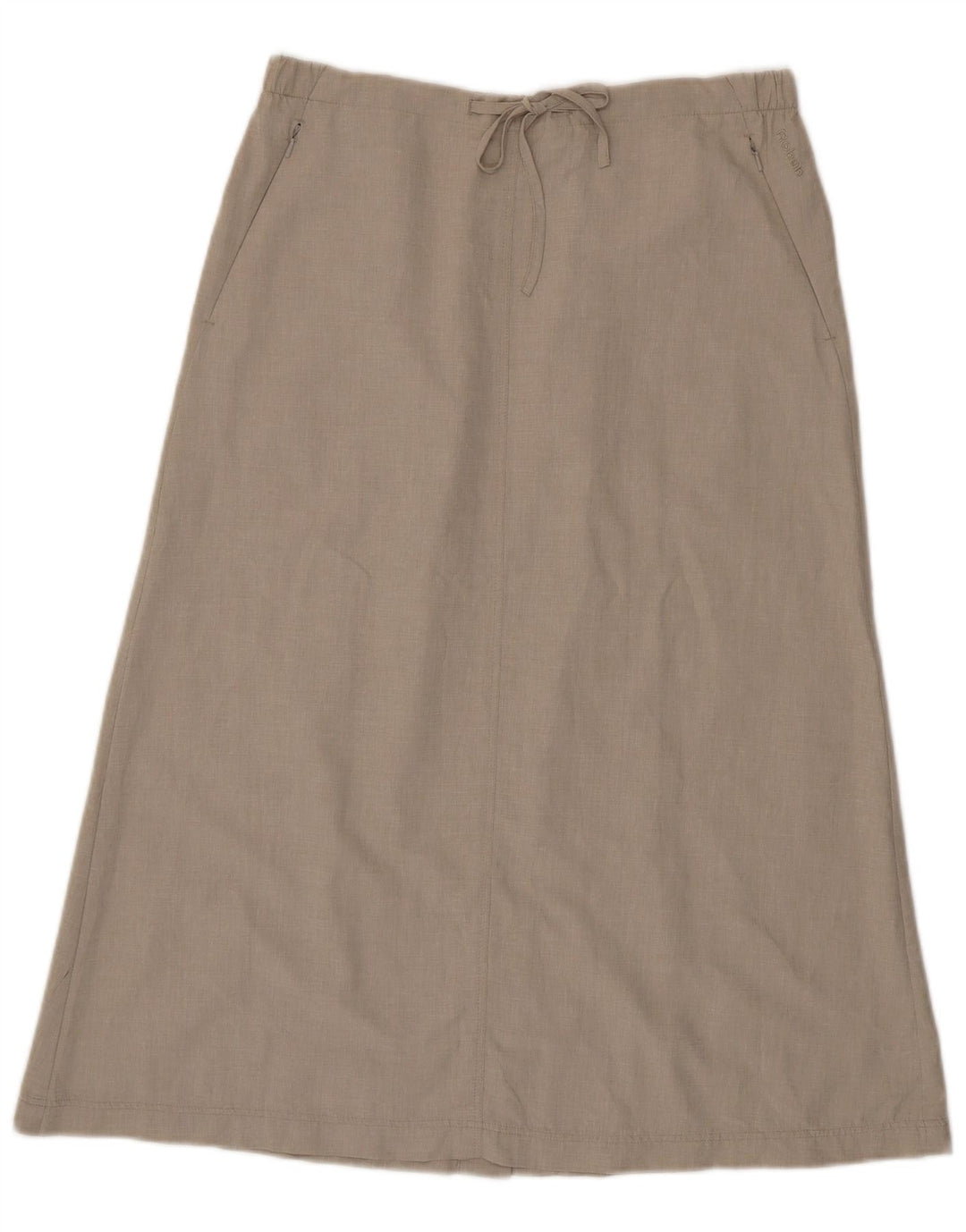 Rohan Dame A-Line nederdel UK 12 Medium W32 Beige Polyamid