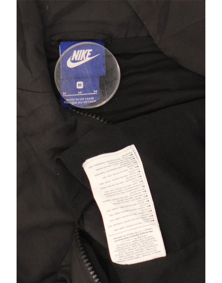 NIKE træningsdragt topjakke til kvinder UK 14 Medium Sort Polyester