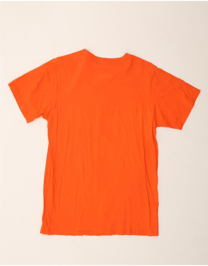 ADIDAS Mens Graphic T-Shirt Top Medium Orange Cotton Vintage Adidas and Second-Hand Adidas from Messina Hembry 