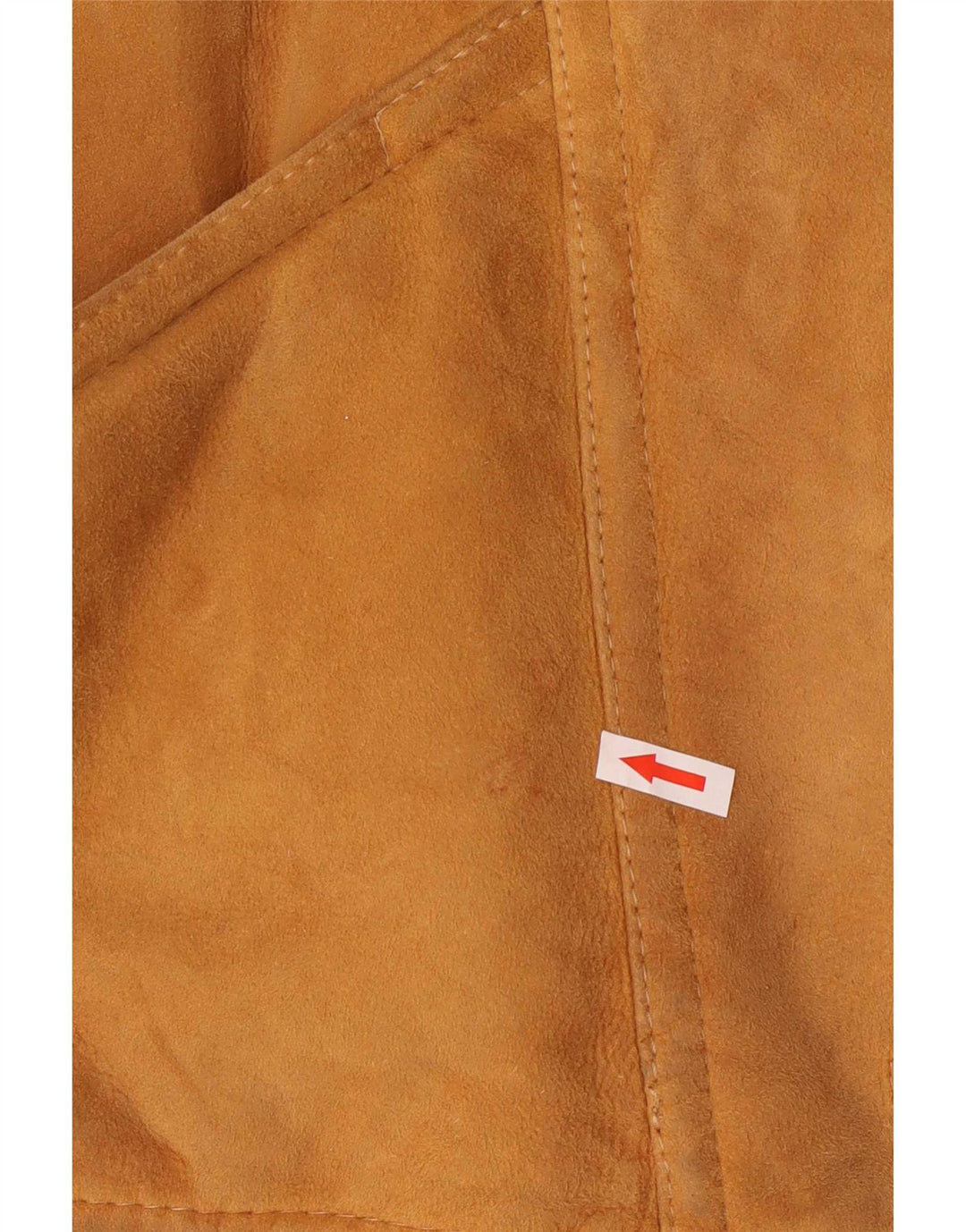 Vintage Dame Oversized Shearling Jacket IT 42 Medium Brown Colourblock