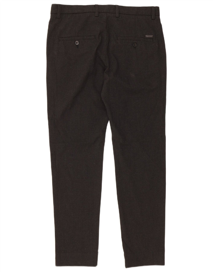 Jack & Jones Herre Slim Fit Casual Bukser W31 L30 Grå Houndstooth Moderne