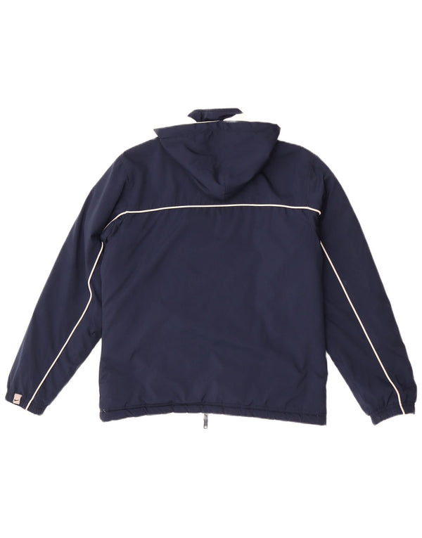 Nike Vendbar hættejakke til kvinder, UK 10/12 Medium Navy Blue Colourblock