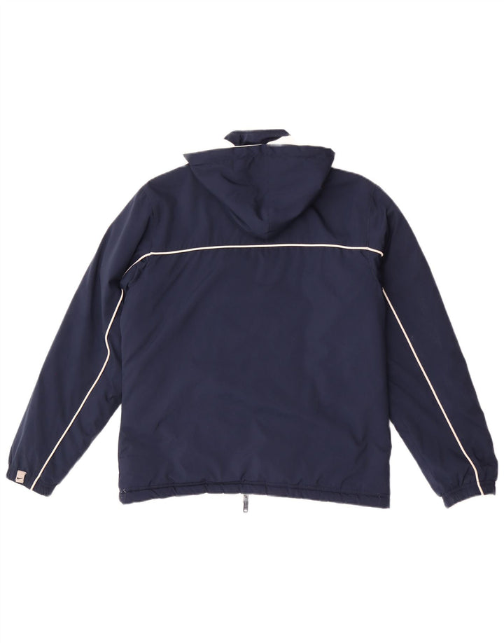 Nike Vendbar hættejakke til kvinder, UK 10/12 Medium Navy Blue Colourblock