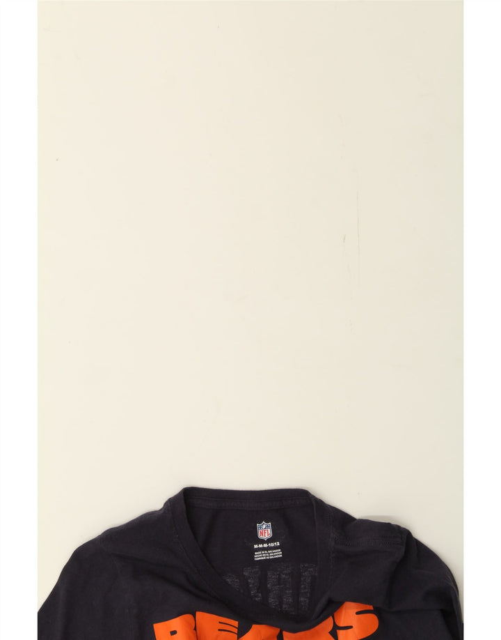 NFL TEAM APPAREL Boys Graphic T-Shirt Top 10-11 Years Medium  Navy Blue Vintage NFL TEAM APPAREL and Second-Hand NFL TEAM APPAREL from Messina Hembry 