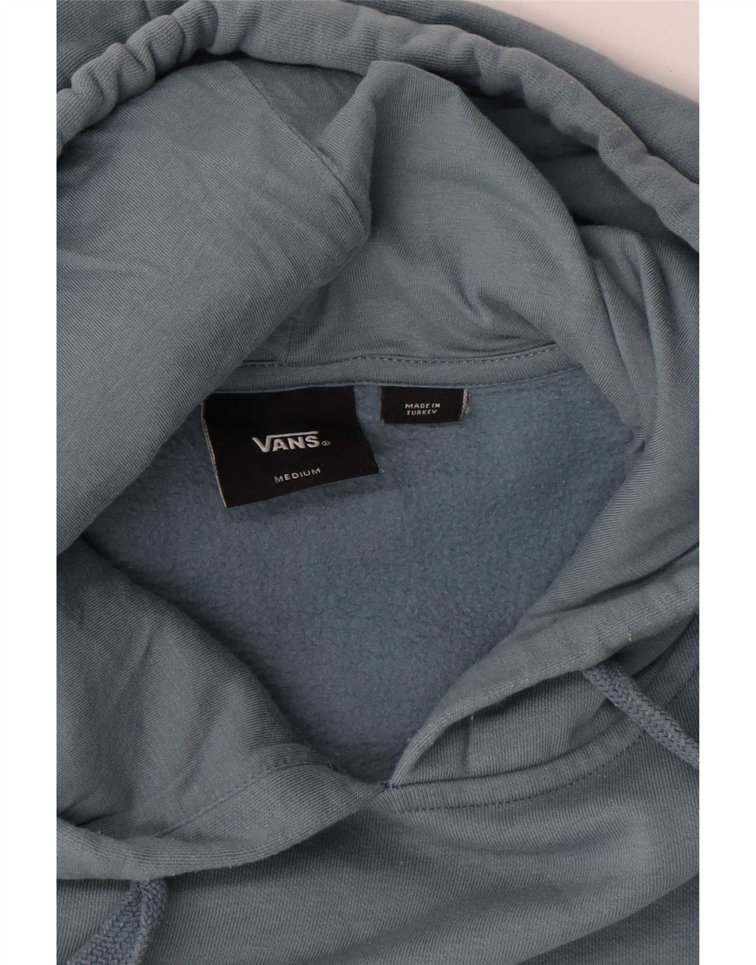 Vans Herre Grafisk Loose Fit Hættetrøje Jumper Medium Blue Bomuld