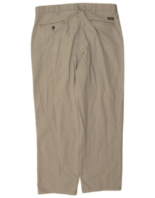 Lee Mens Straight Chino Trousers W32 L29 Beige