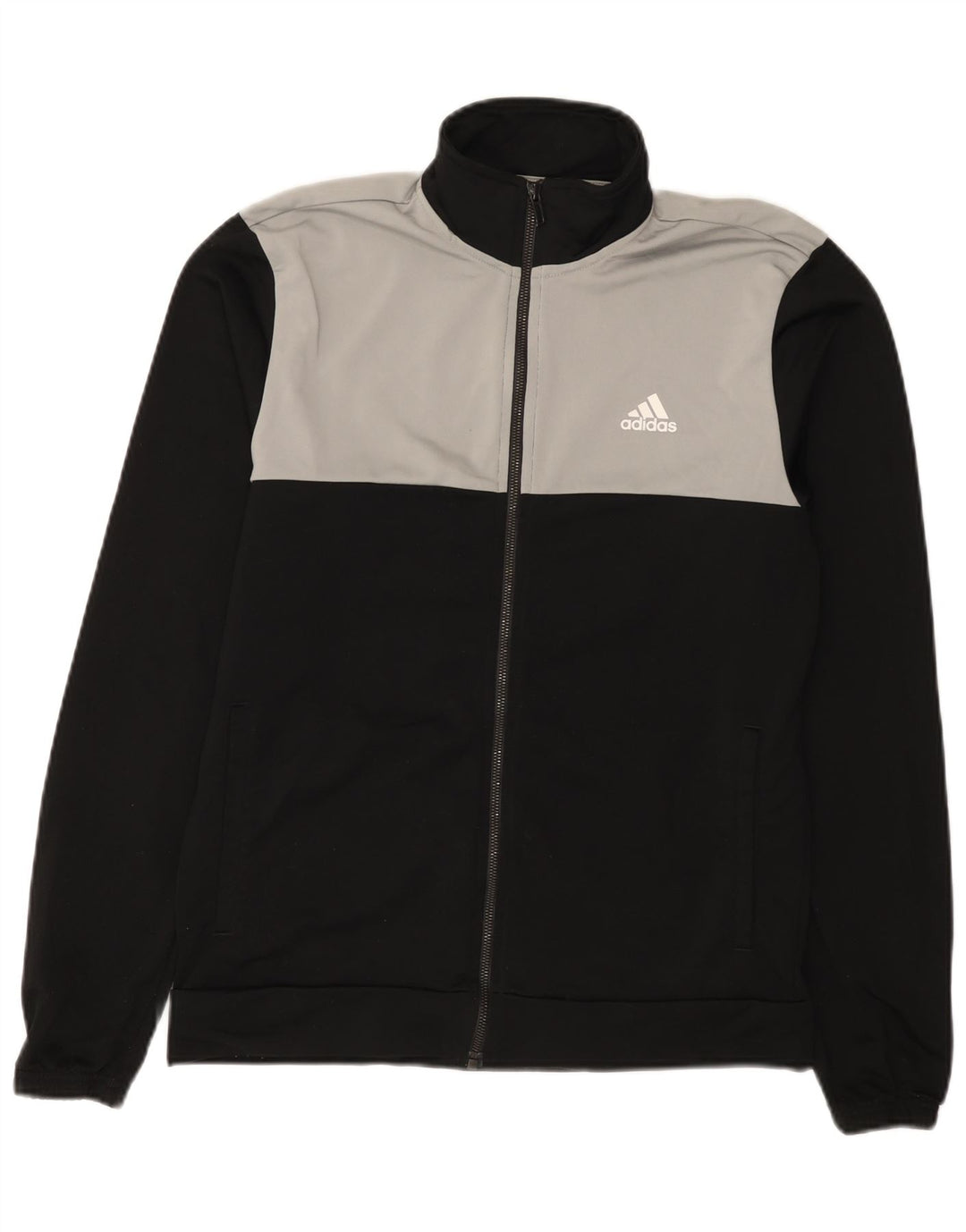 Adidas Træningsdragt til mænd Topjakke UK 40/42 Medium Sort Polyester