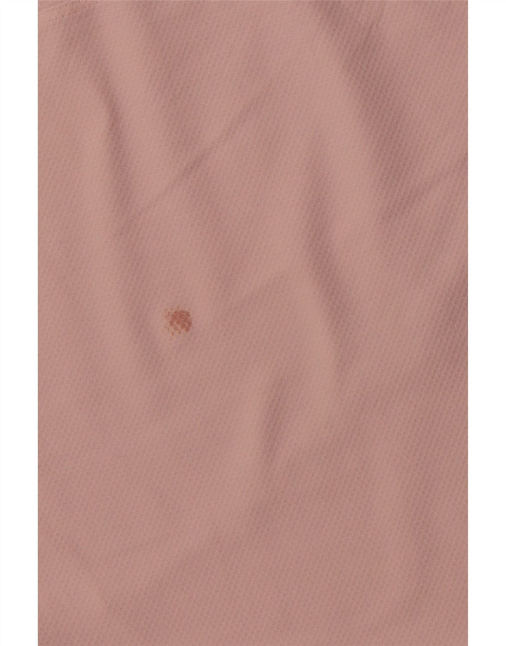 LULULEMON Dame Langærmet Loose Fit Crop Top UK 14 Medium Pink