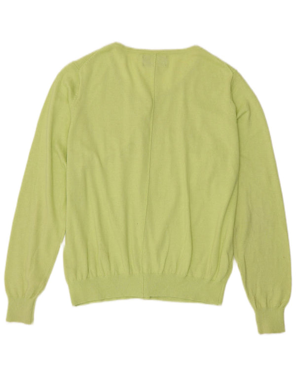 JOULES Dame cardigan sweater UK 16 Large Green Polyester