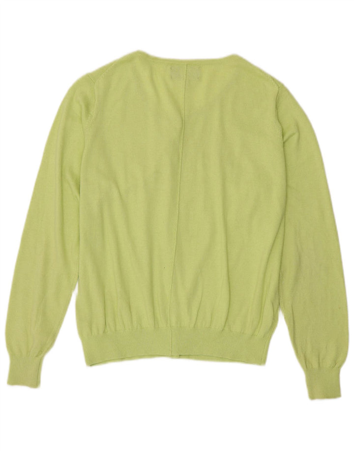 JOULES Dame cardigan sweater UK 16 Large Green Polyester