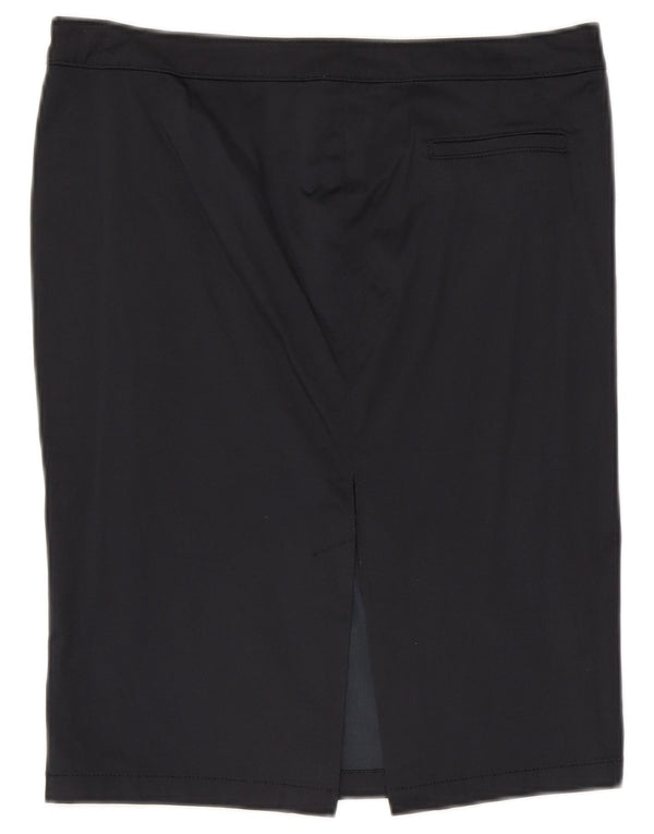 Sisley Womens Pencil Skirt W32 Large Navy Blue